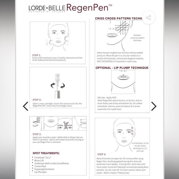 NIB Lorde + Belle Viral RegenPen PEN ONLY - Botox Alternative MSRP $299! - Picture 6 of 14
